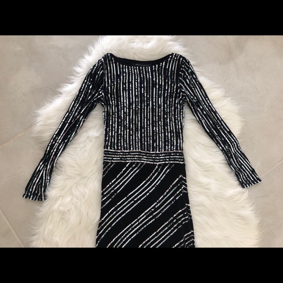 French Connection Sequin Midi Dress, size XXS/00 - Picture 4 of 8